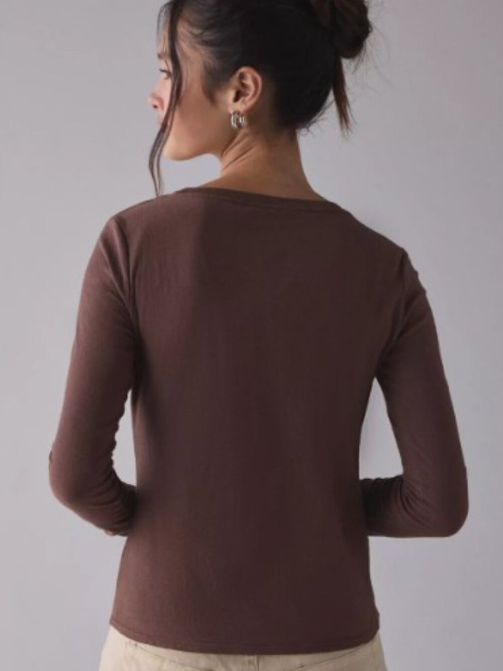 (UO-82) Urban Outfitters BDG Long Sleeve Spill The Tee - Picture 3 of 3